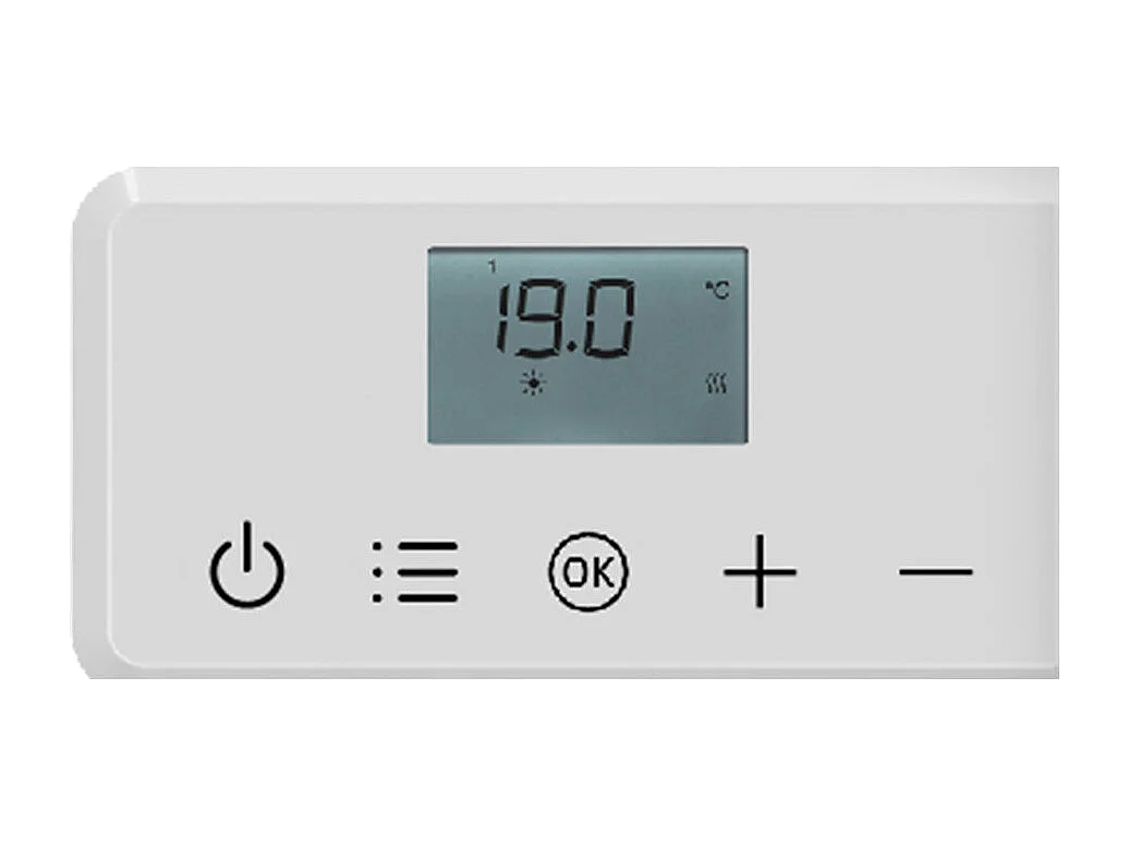 Sèche serviette électrique MONTANA Blanc Aluminium 500W