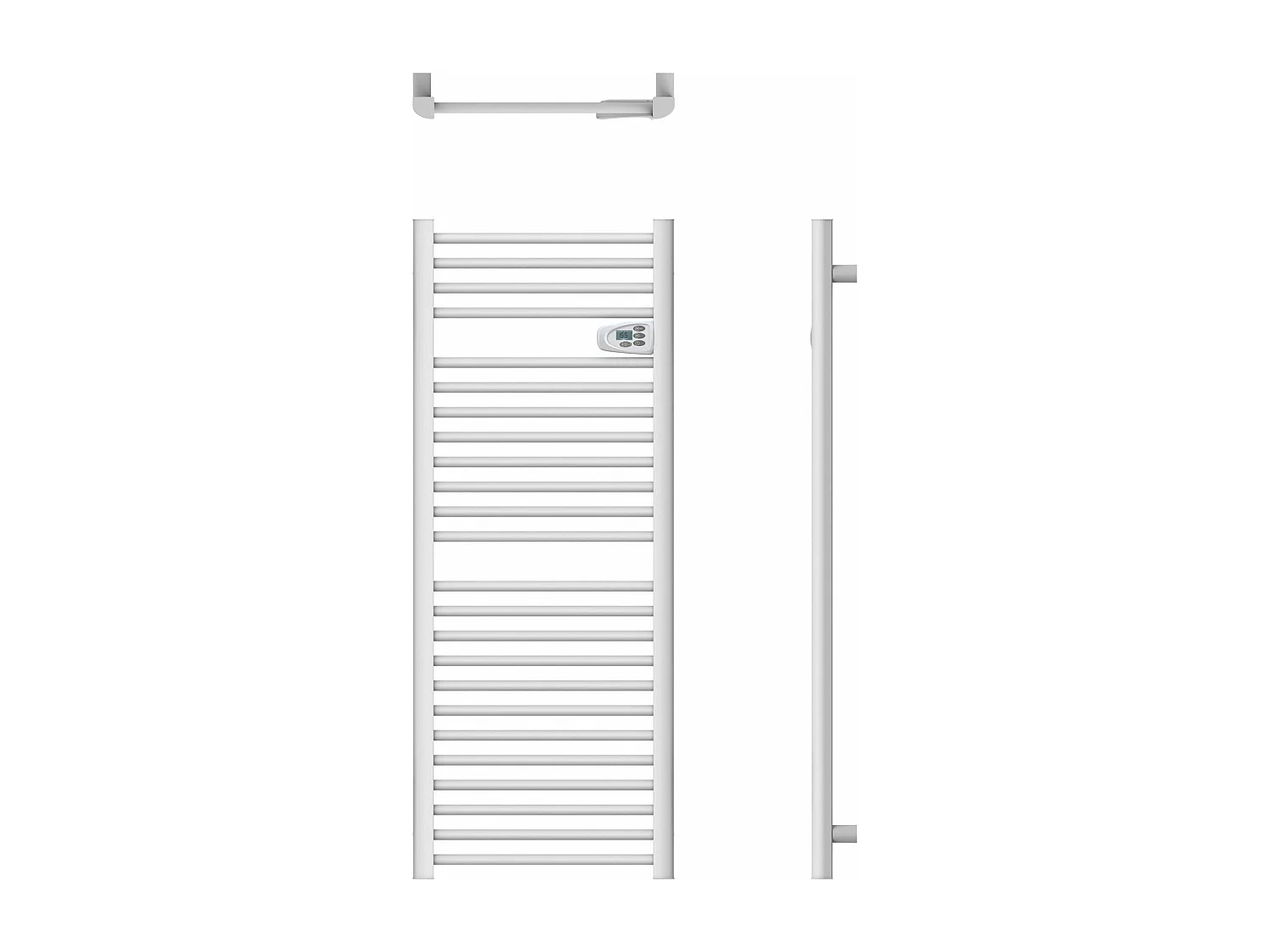 Sèche serviette électrique MONTANA Blanc Aluminium 750W