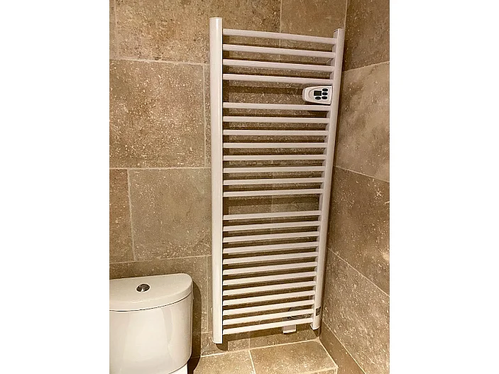Sèche serviette électrique MONTANA Blanc Aluminium 750W