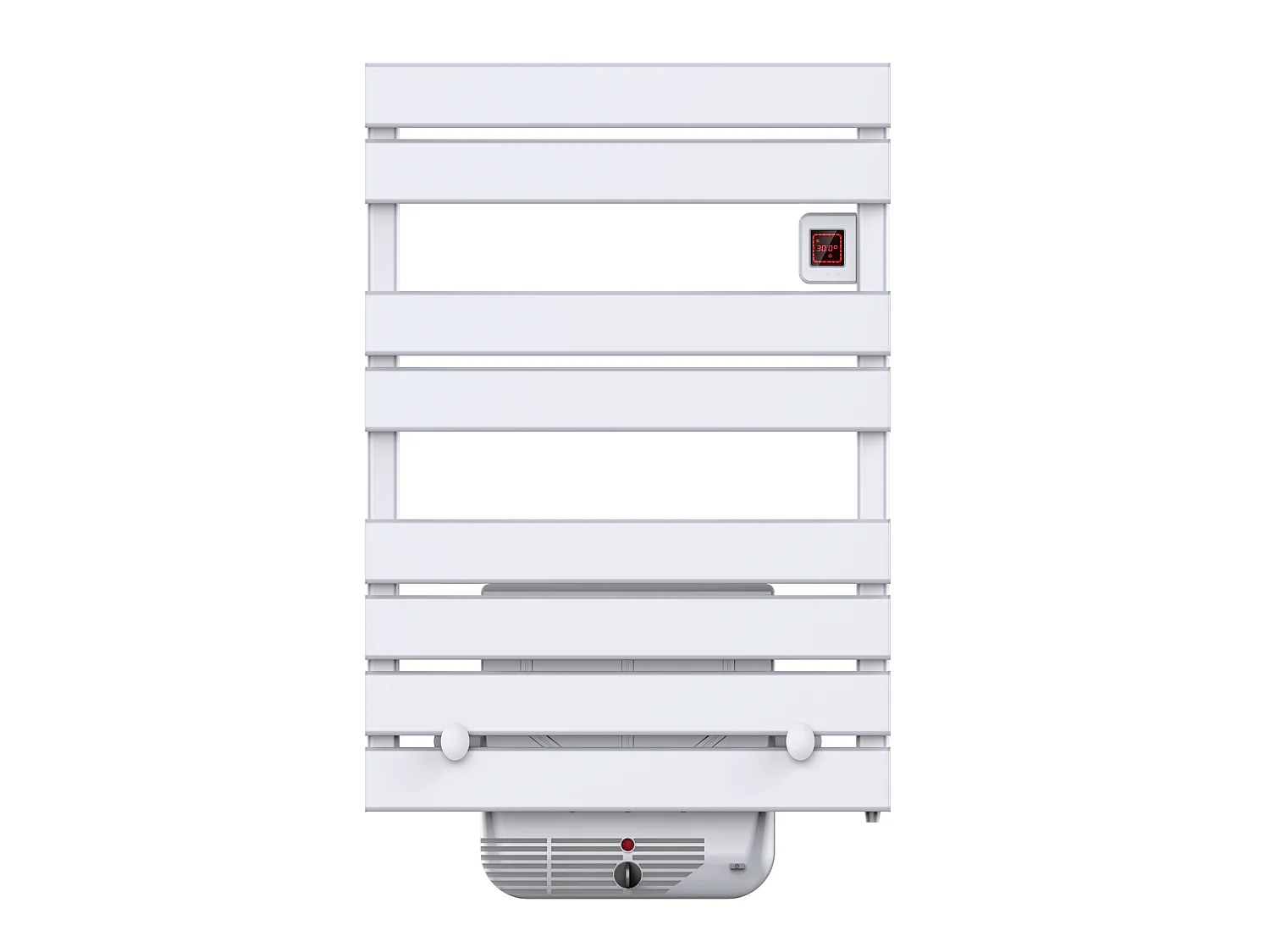 Sèche serviette électrique CAMERON Blanc Aluminium 1300W