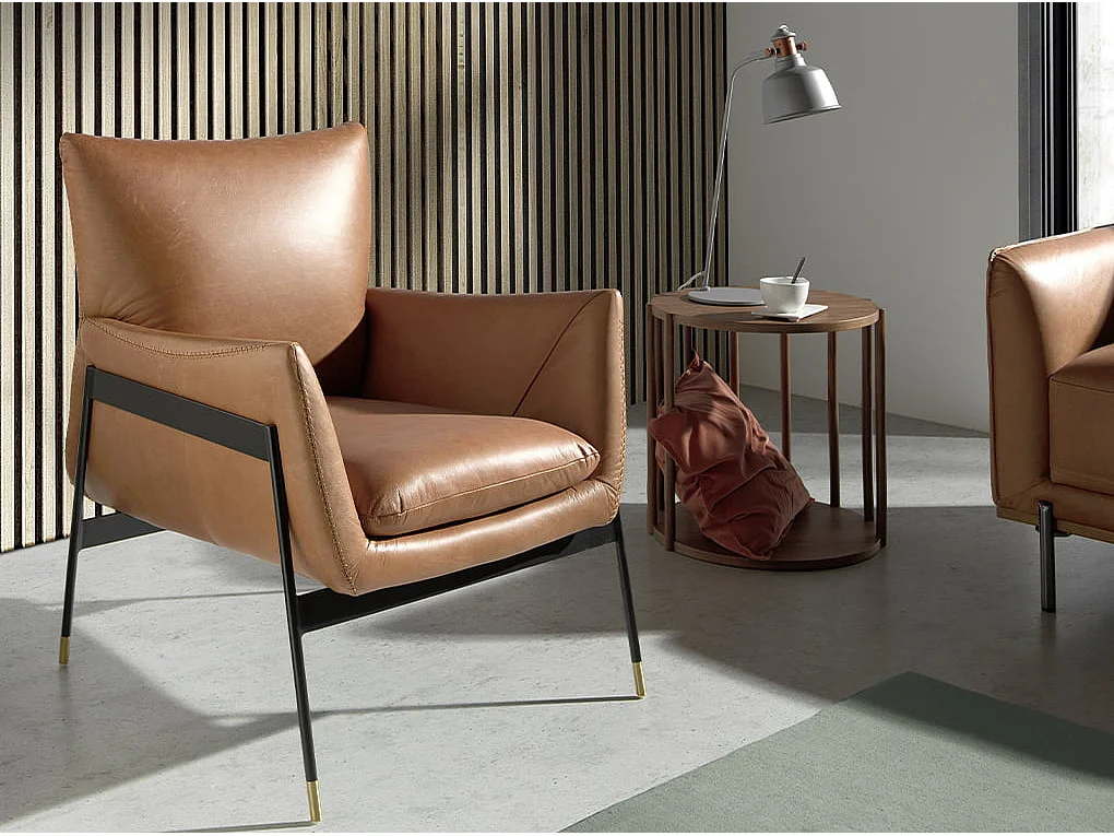 Tafellamp in grijs staal en bronzen details 8033 ANGEL CERDA