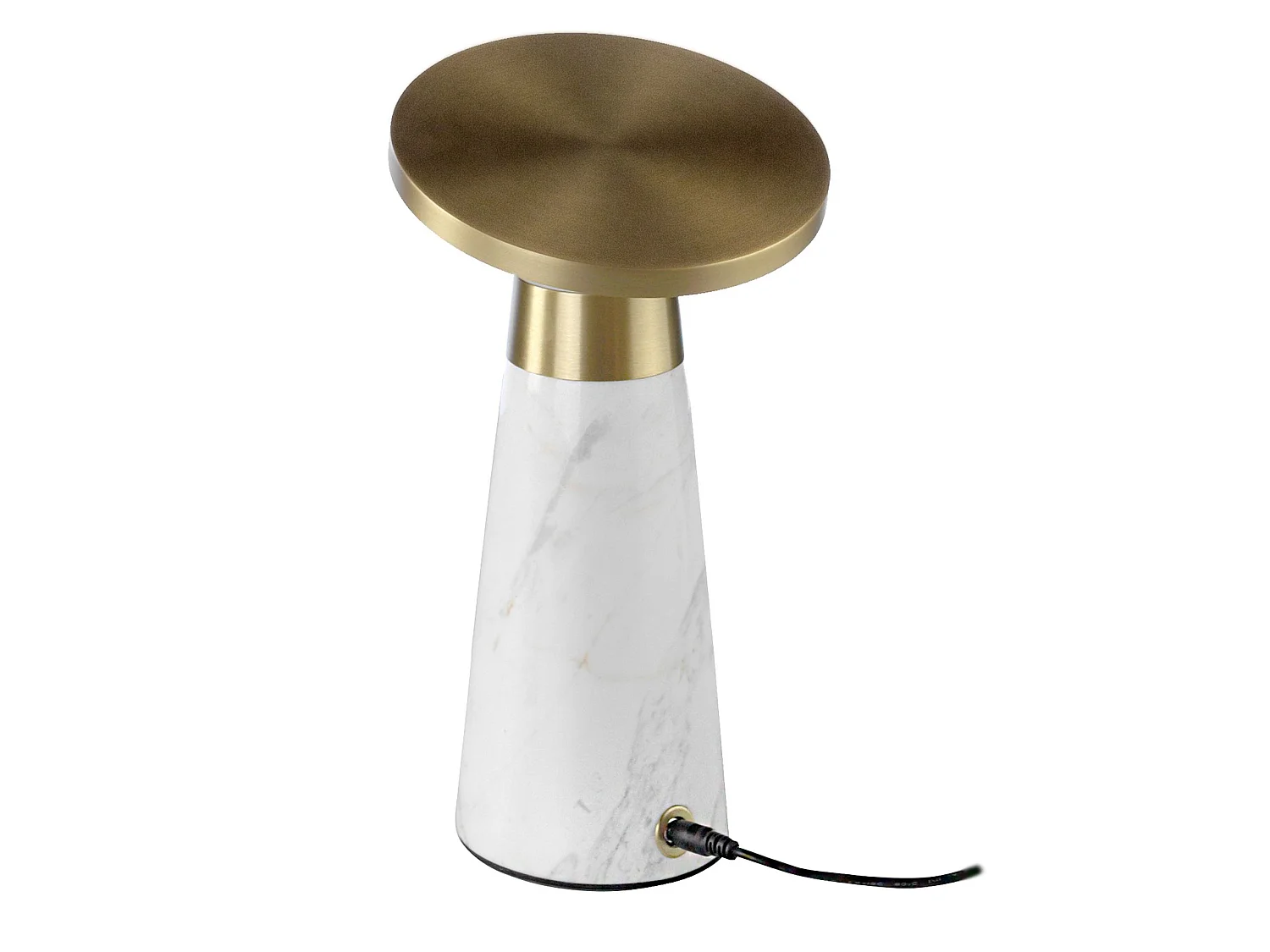 Candeeiro de mesa em aço cinzento e pormenores em bronze 8033 ANGEL CERDA