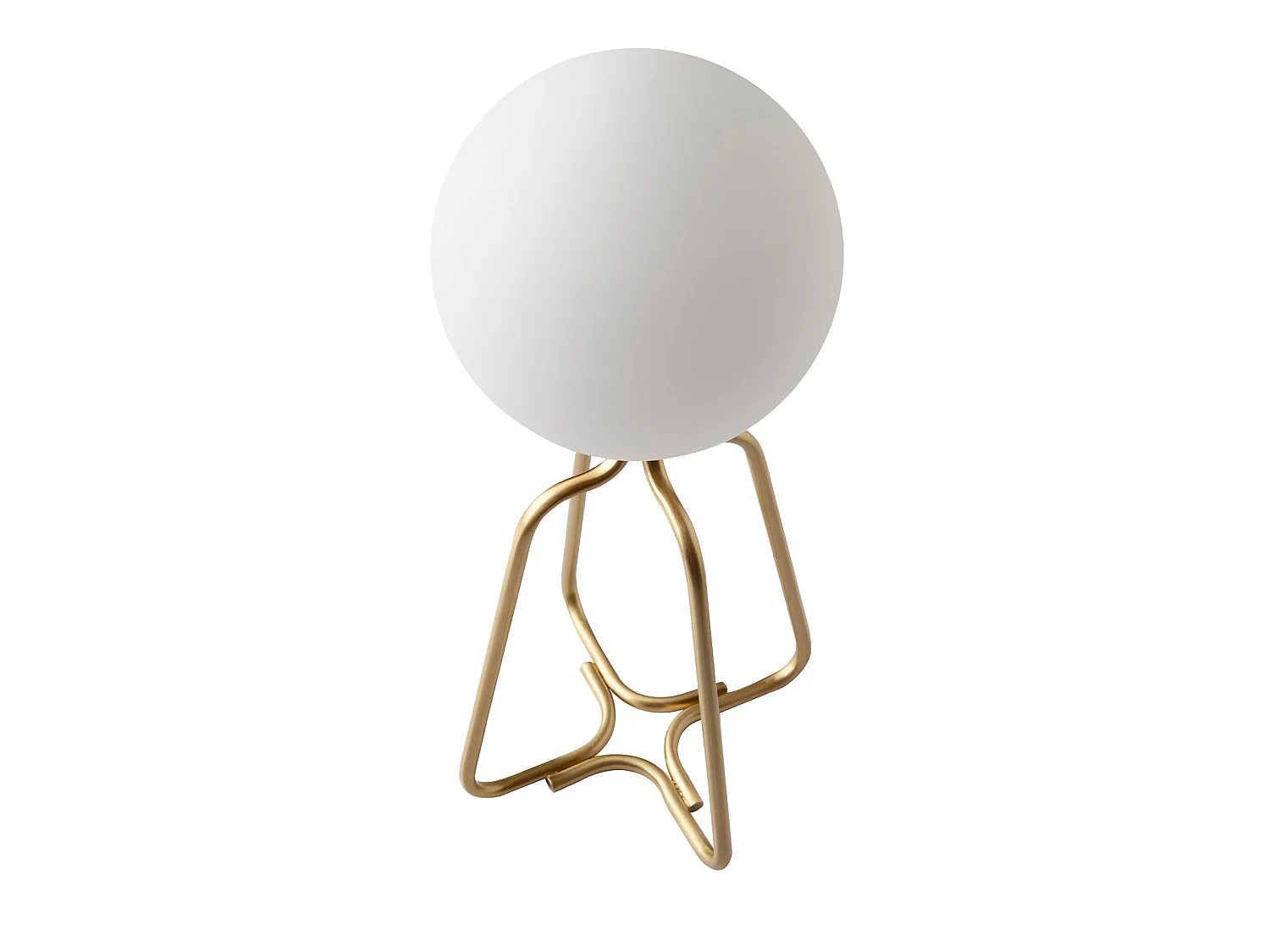 Tischlampe aus weißem Marmor und goldenem Stahl 8034 ANGEL CERDA