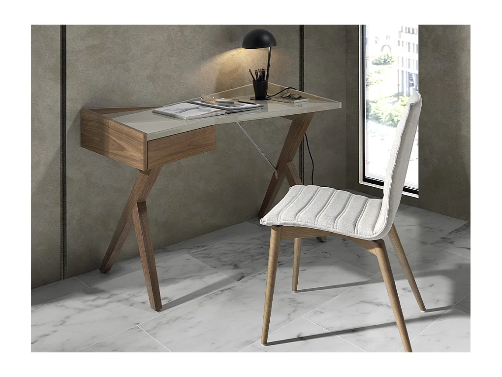 Lampe de table en acier noir 8038 ANGEL CERDA