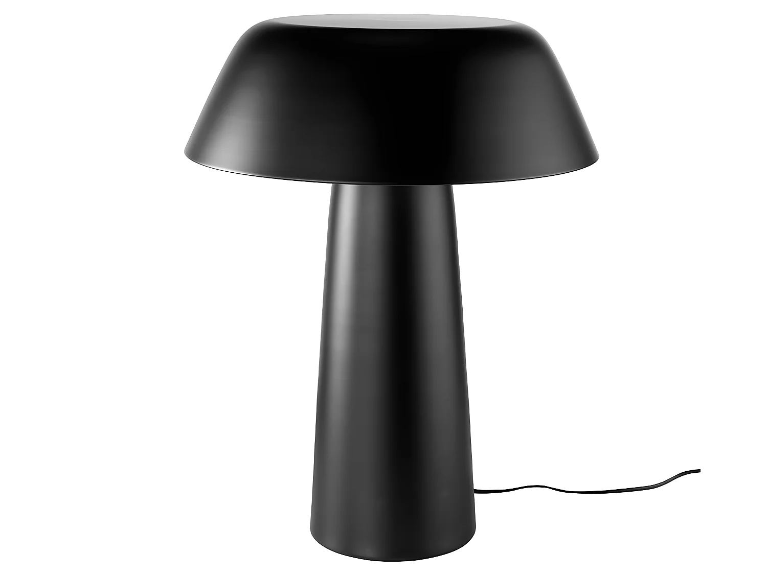 Lampada tavolo in acciaio nero   8042 ANGEL CERDA