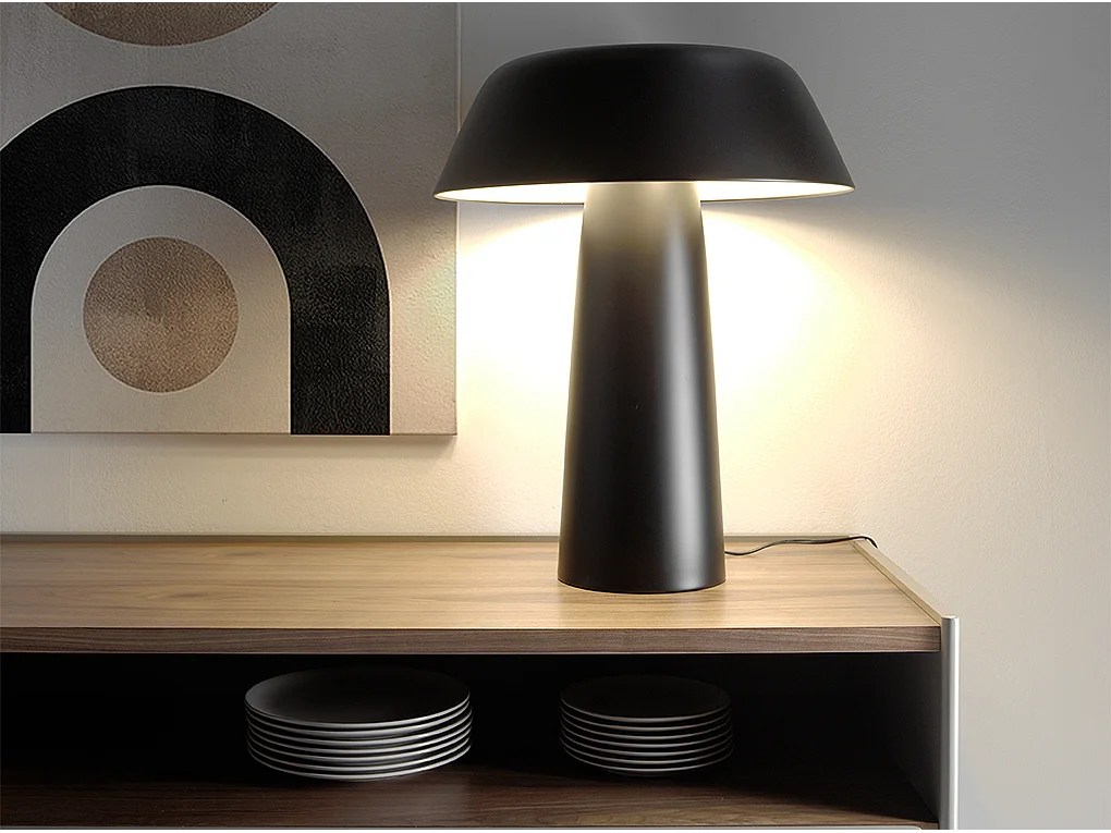 Lampe de table en acier noir 8042 ANGEL CERDA