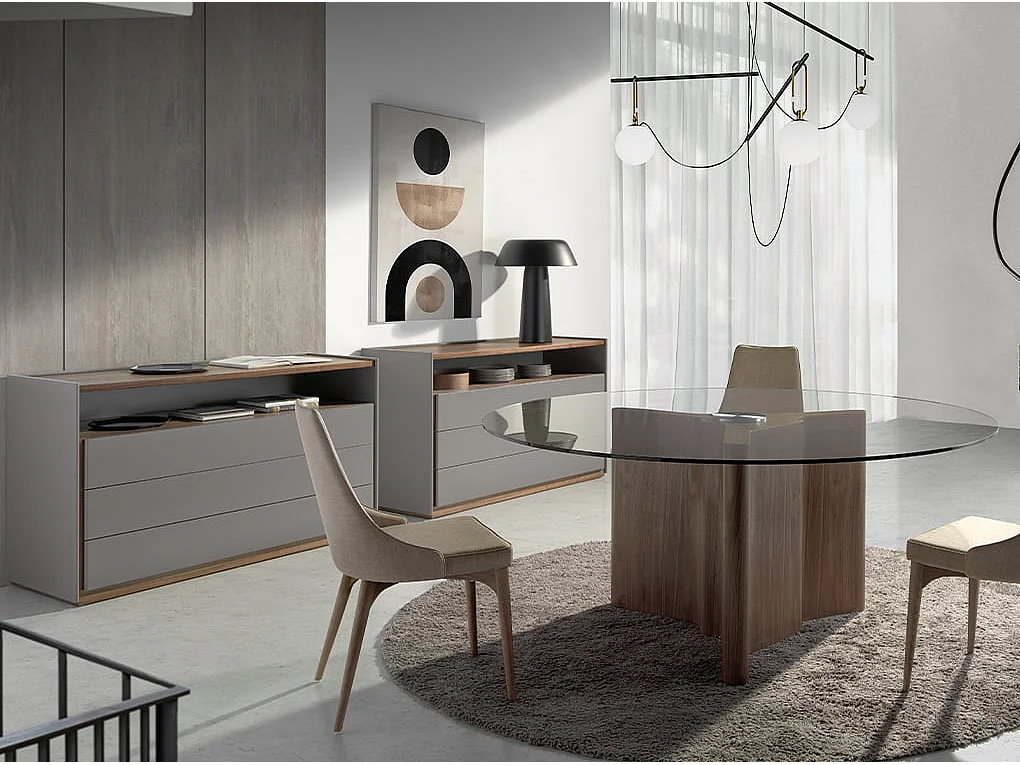 Lampe de table en acier noir 8042 ANGEL CERDA