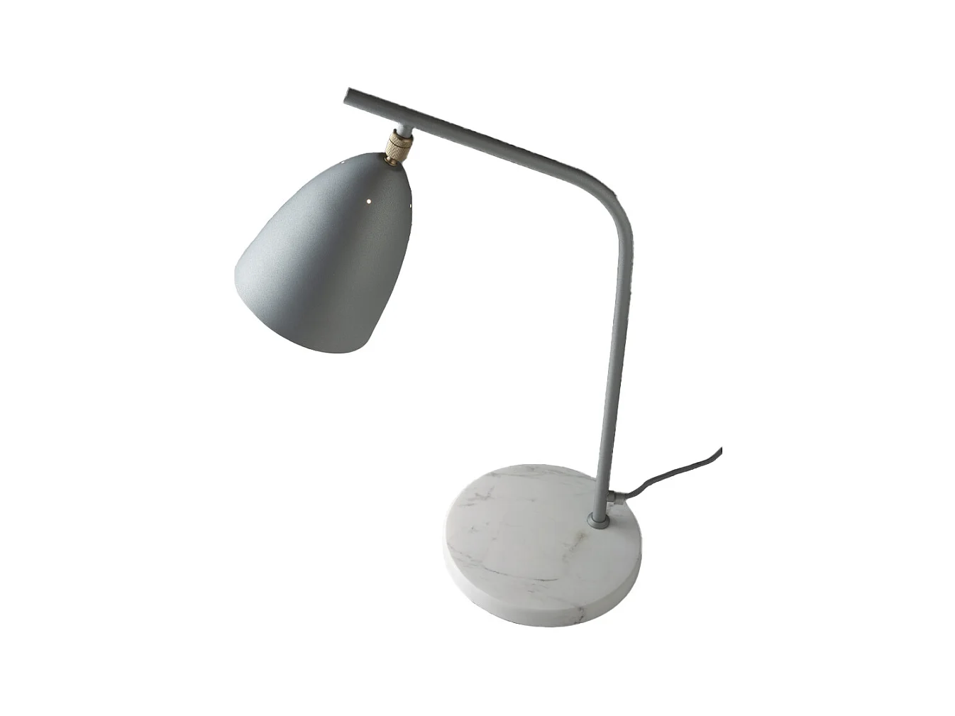 Lampada tavolo in marmo bianco e grigio   8037 ANGEL CERDA