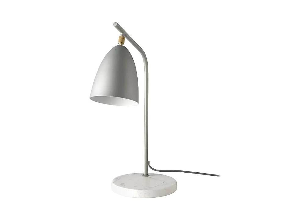 Lampada tavolo in marmo bianco e grigio   8037 ANGEL CERDA
