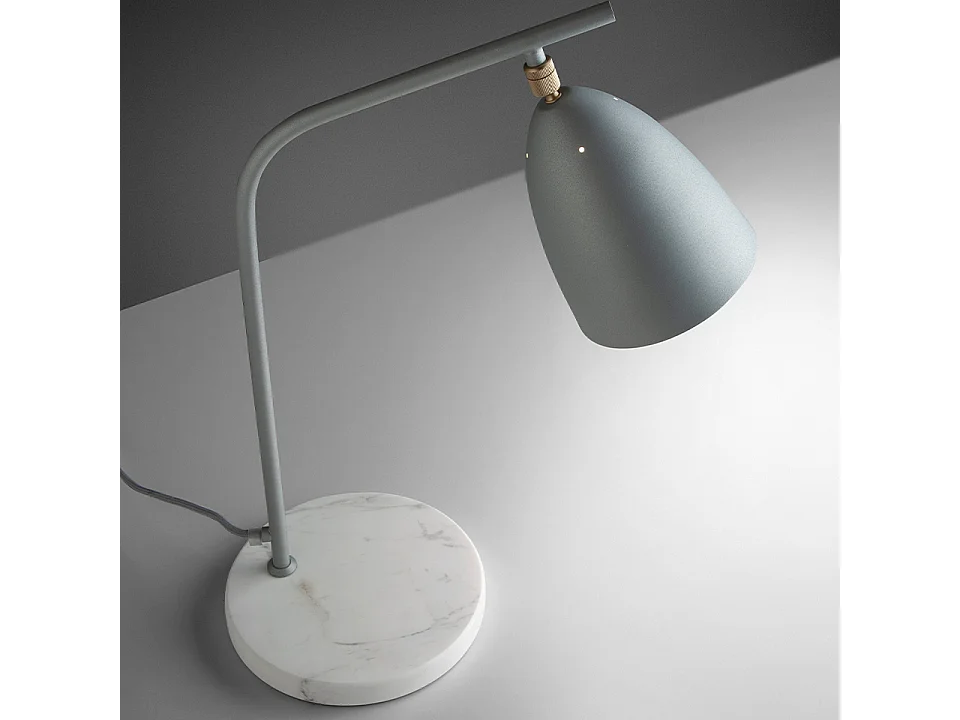 Lampe de table en marbre et acier gris 8037 ANGEL CERDA