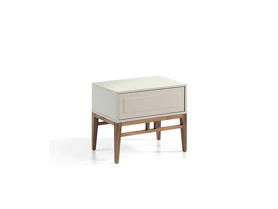 Table de chevet en bois Niebla et Noyer 7035 ANGEL CERDA