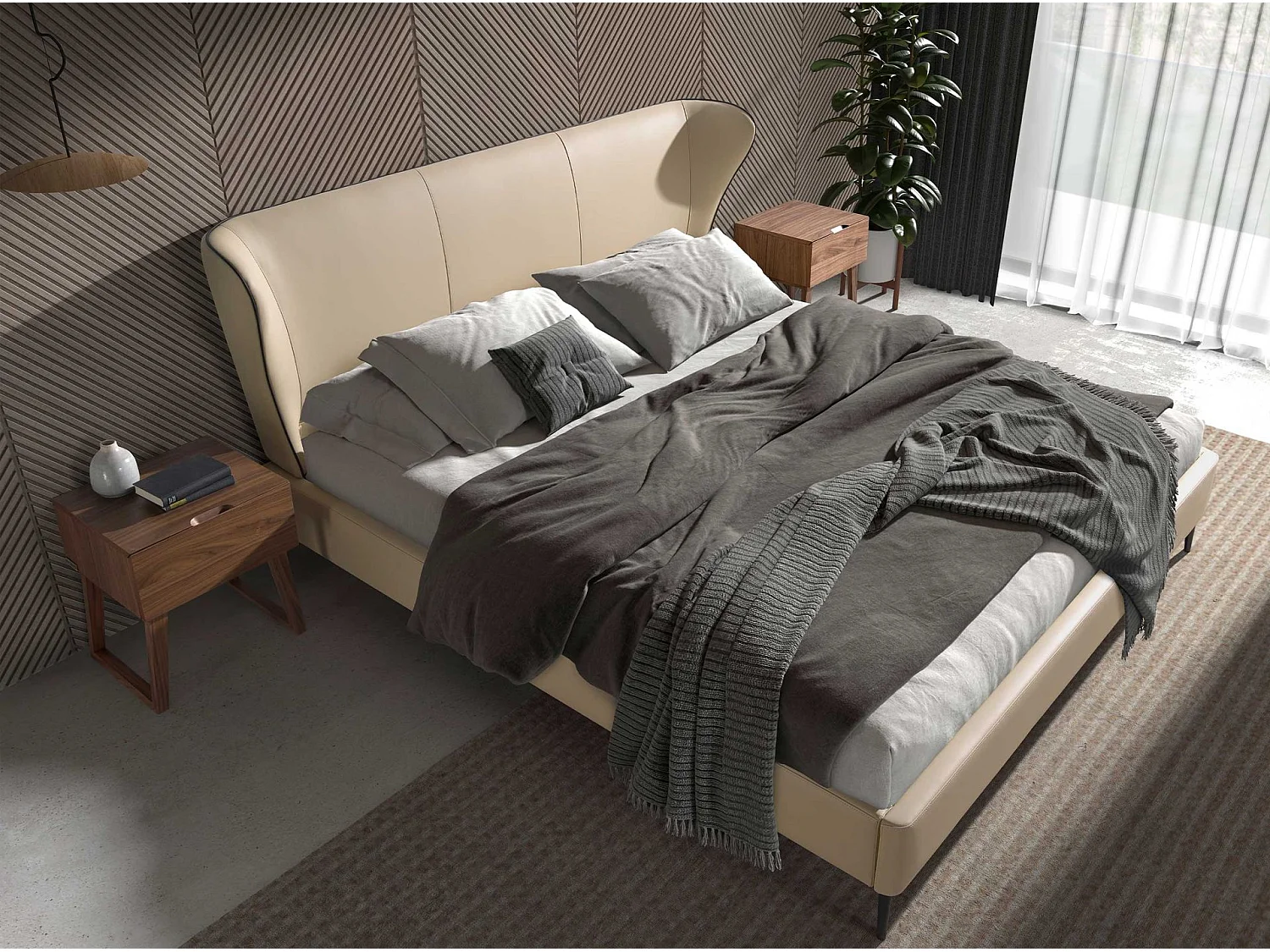 Nachttisch Nussbaum 7005 ANGEL CERDA