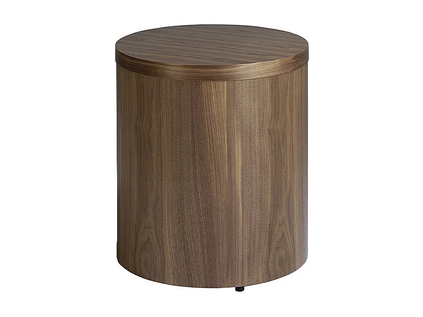 Rond nachtkastje van walnoot 7051 ANGEL CERDA