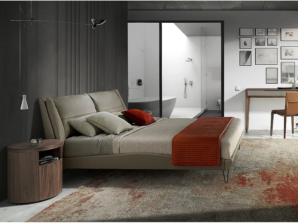 Table de chevet en noyer 7051 ANGEL CERDA