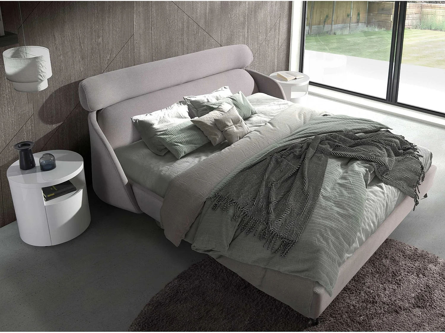 Table de chevet bois blanc 7006 ANGEL CERDA