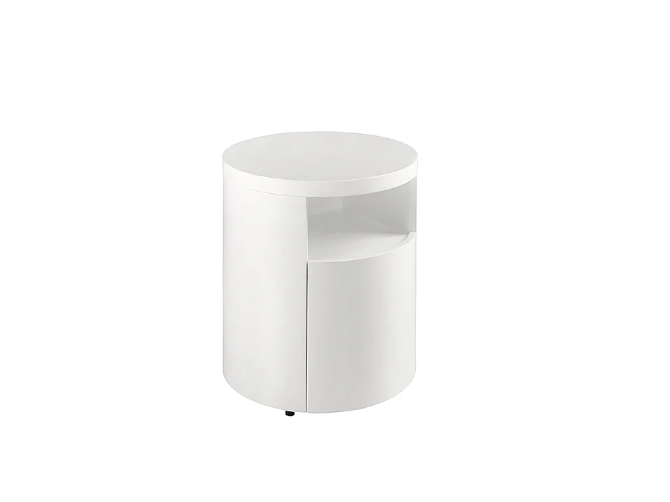 Bedside table white wood 7006 ANGEL CERDA