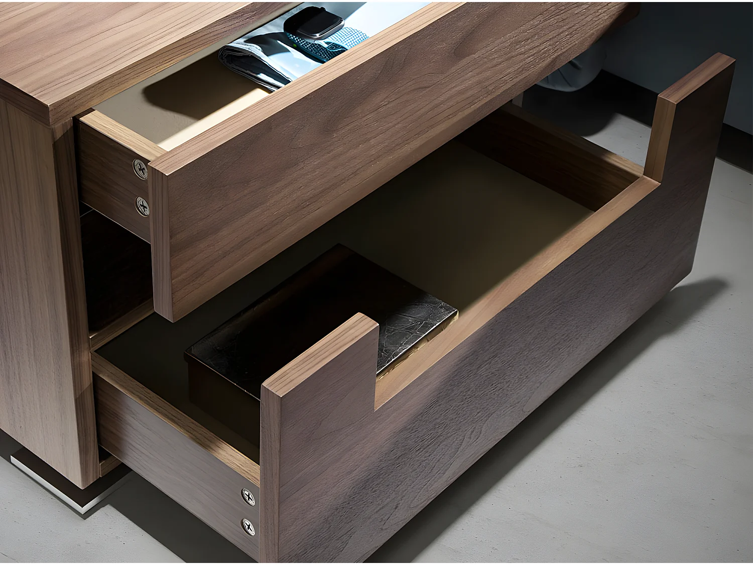 Table de chevet de noyer 7065 ANGEL CERDA