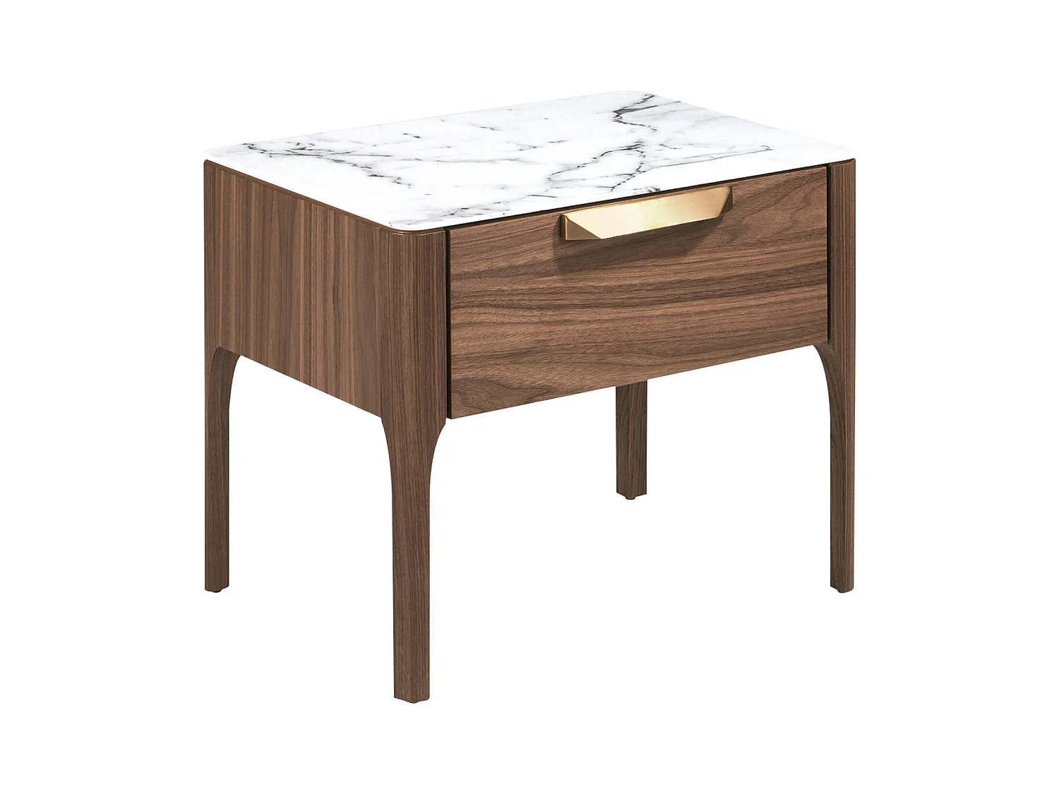 Table de chevet en noyer 7038 ANGEL CERDA