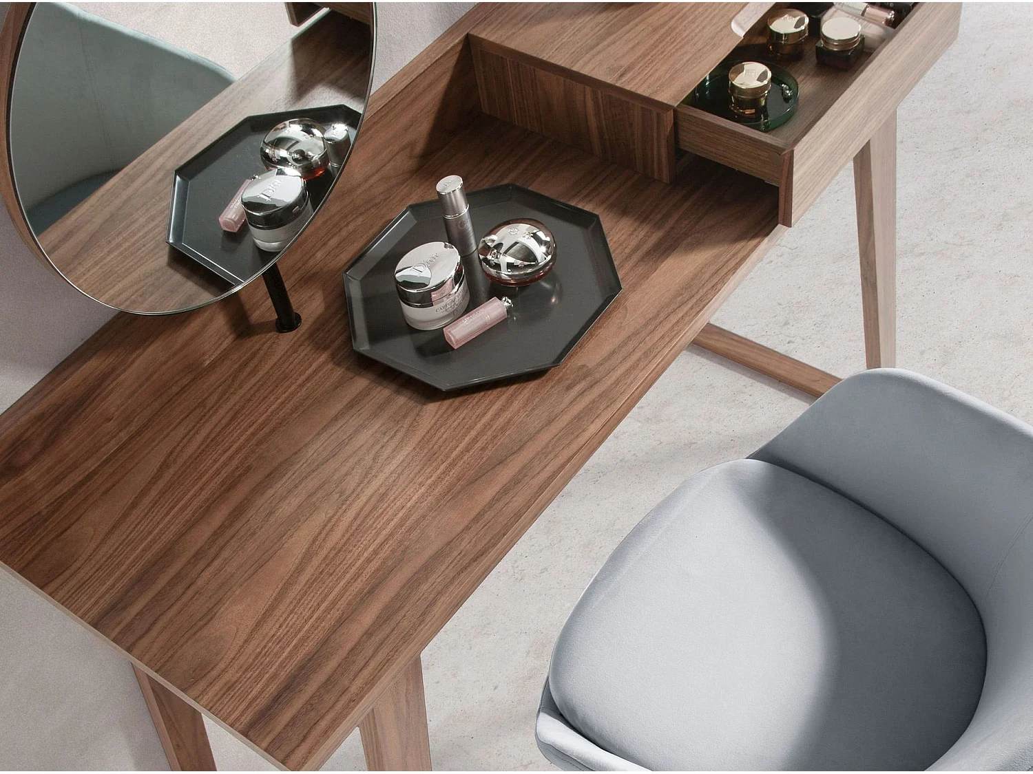 Toucador em nogueira com espelhoe 7000 ANGEL CERDA