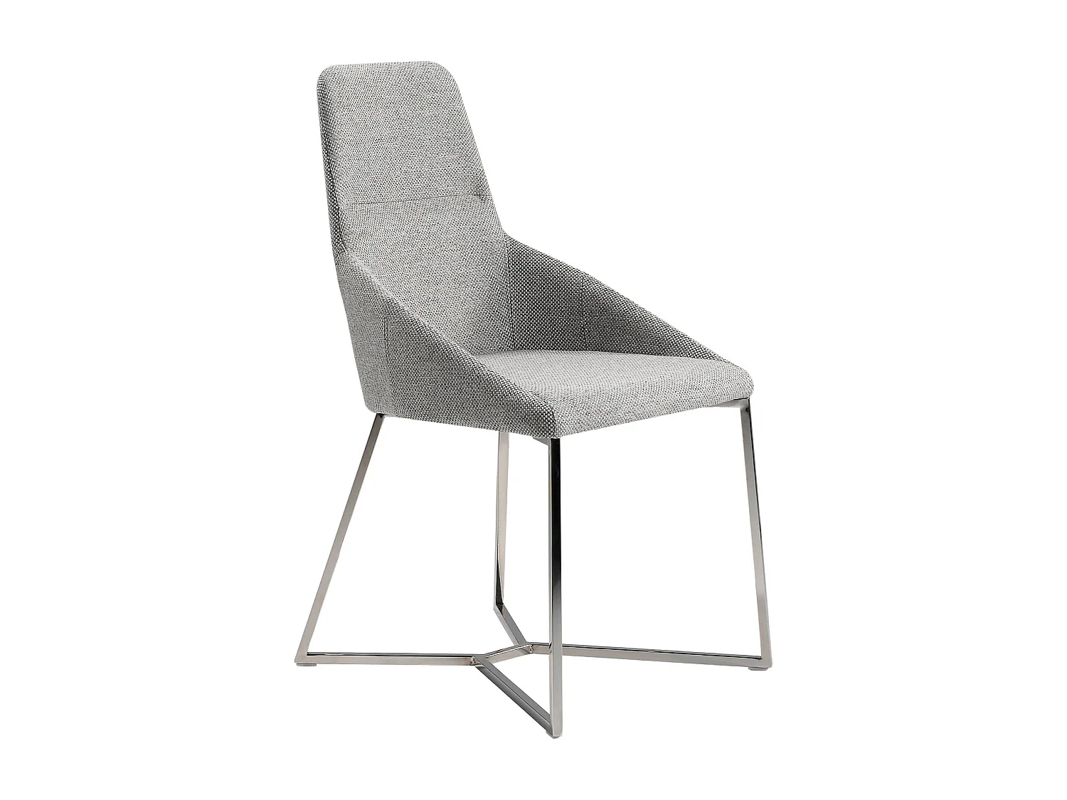 Chaise en tissu gris 4008 ANGEL CERDA