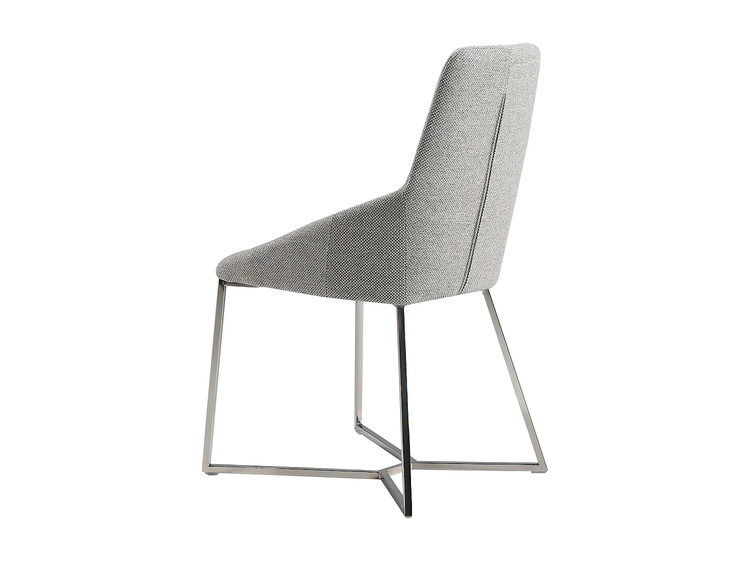 Chaise en tissu gris 4008 ANGEL CERDA