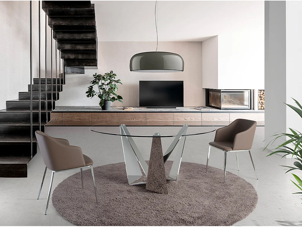 Öko-Lederstuhl braun 4022 ANGEL CERDA