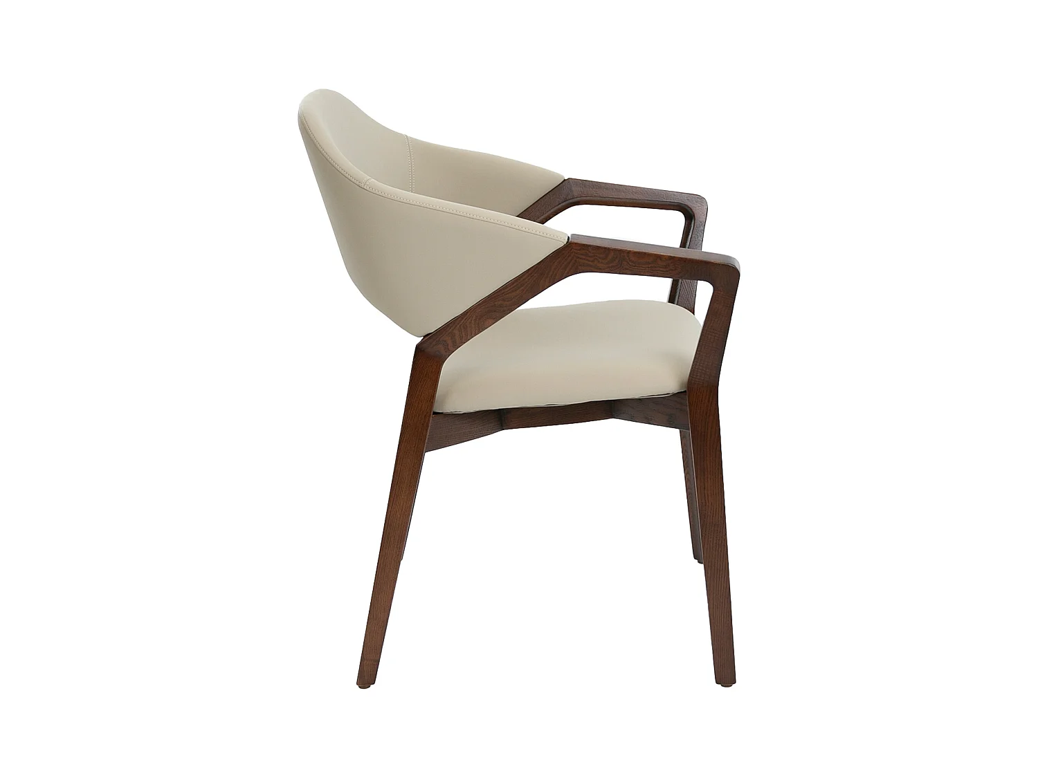 Esstischstuhl mit Walnussstruktur  4068 ANGEL CERDA