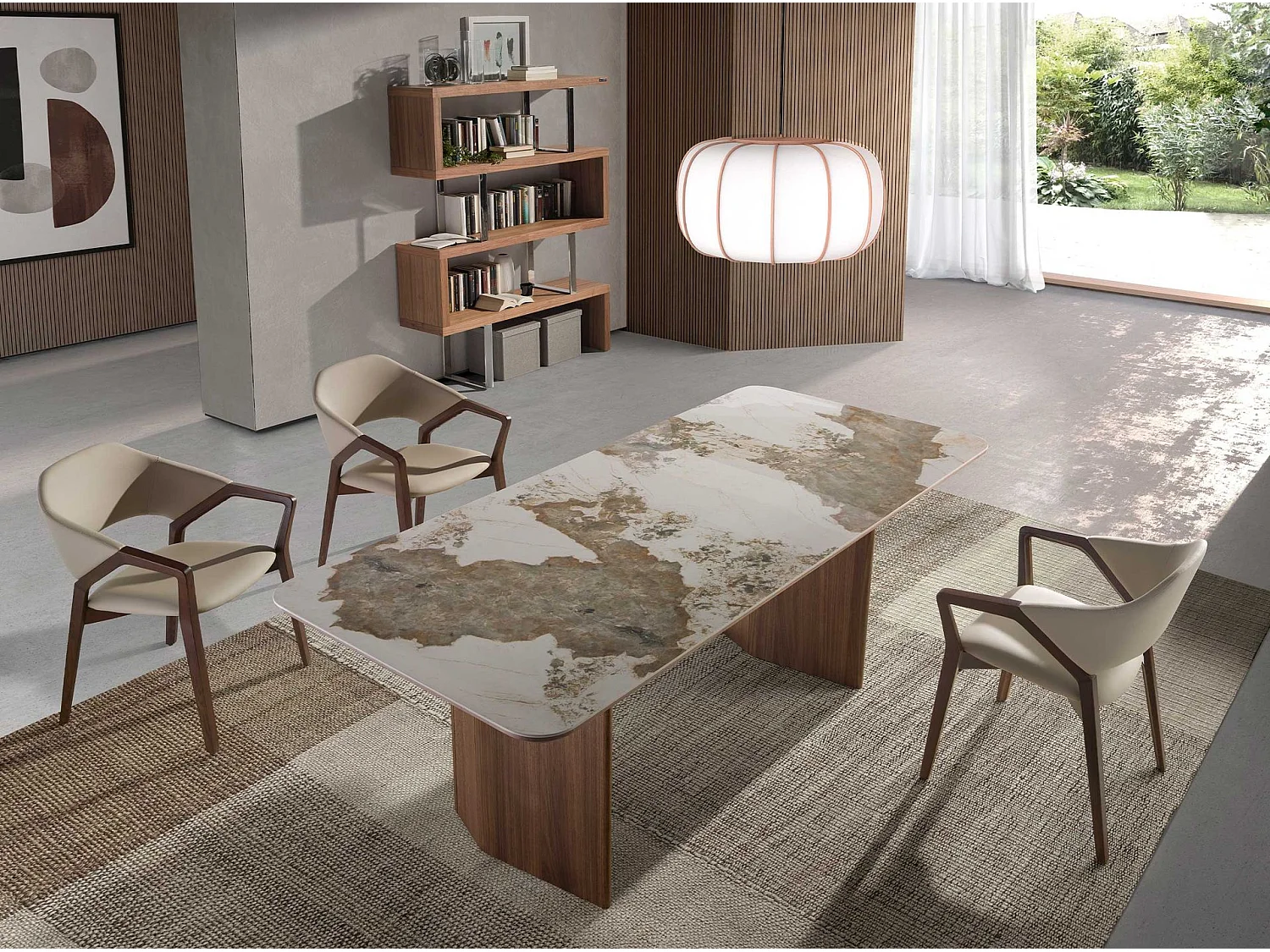 Nerts eco-leren stoel 4068 ANGEL CERDA