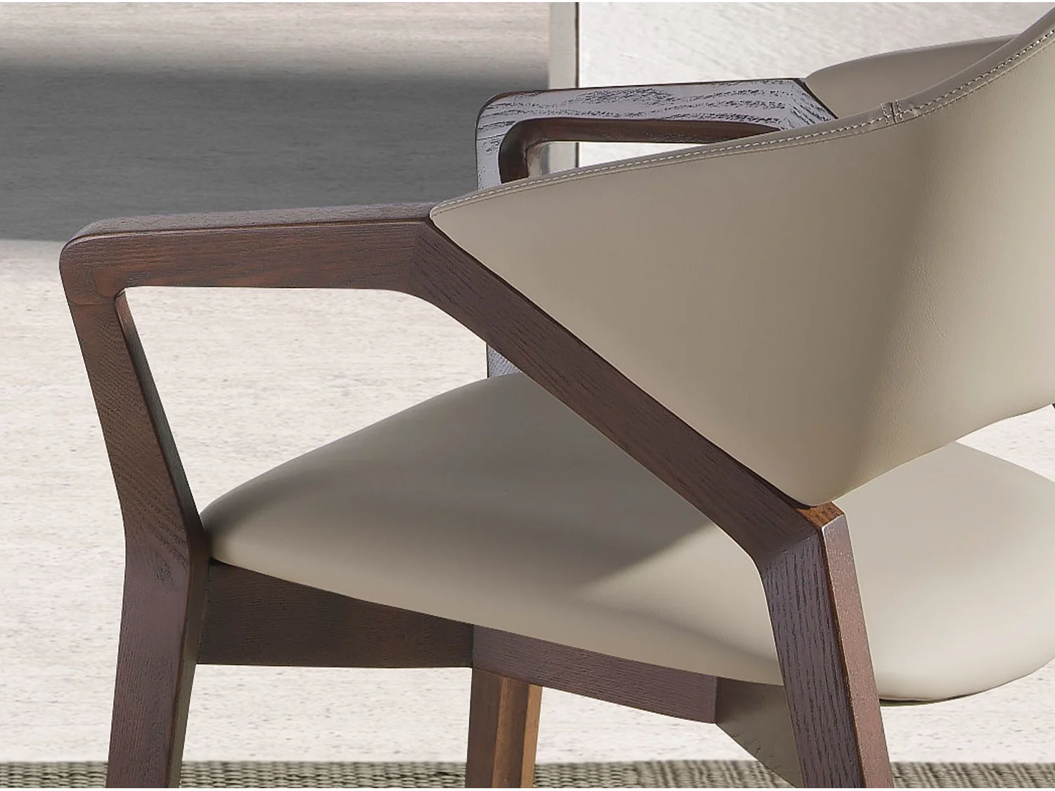 Nerts eco-leren stoel 4068 ANGEL CERDA
