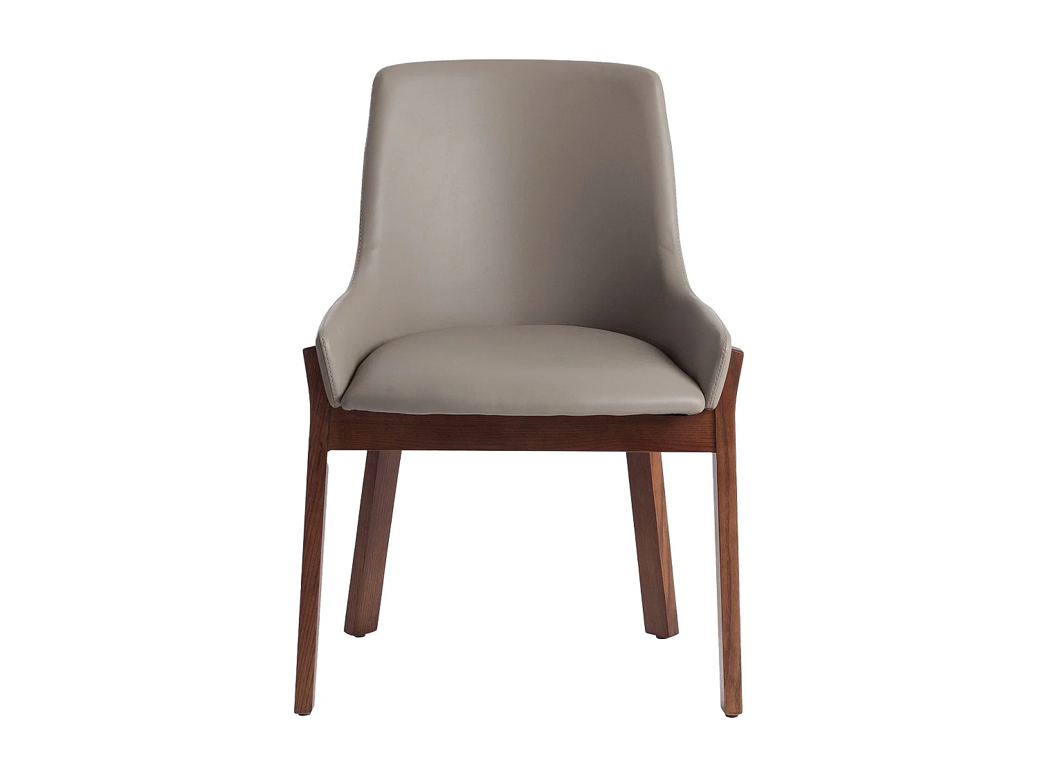 Chaise en similicuir vison foncé 4017 ANGEL CERDA