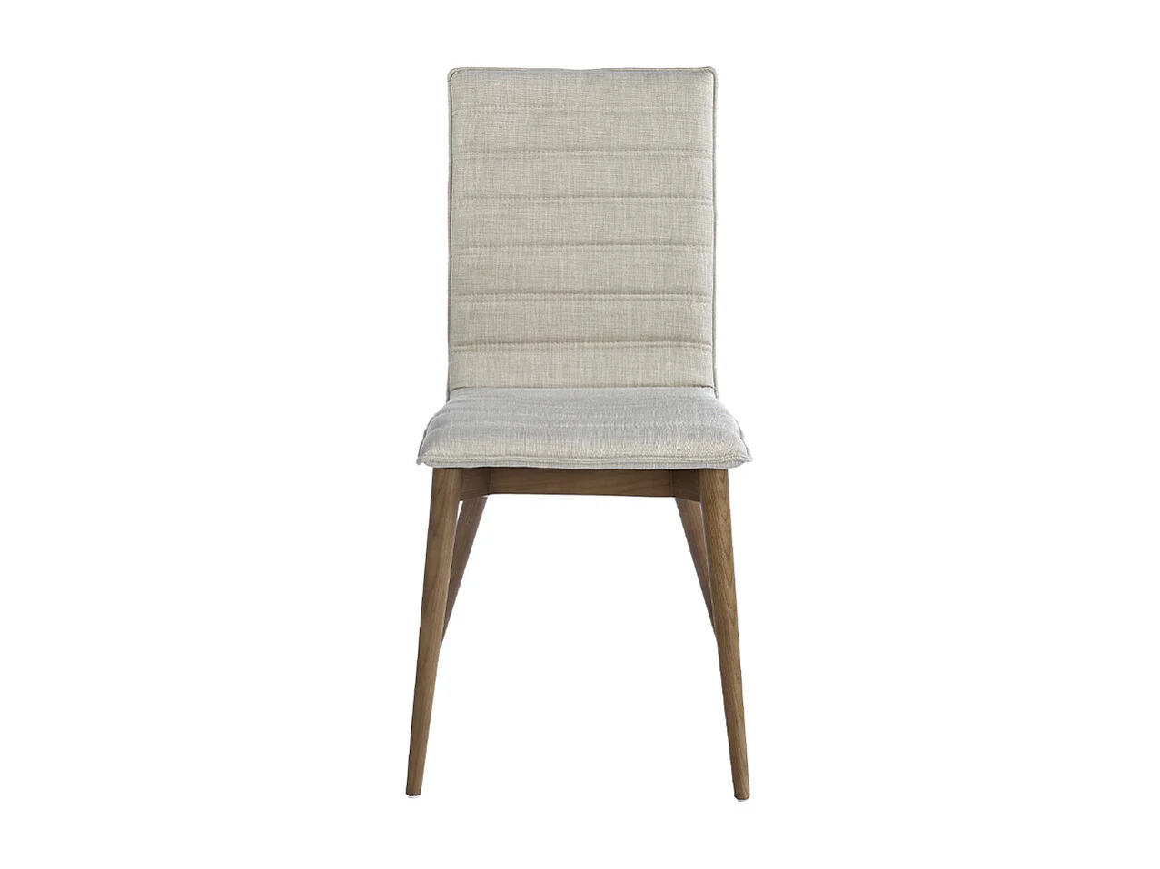 Krzesło z tkaniny w kolorze szarym