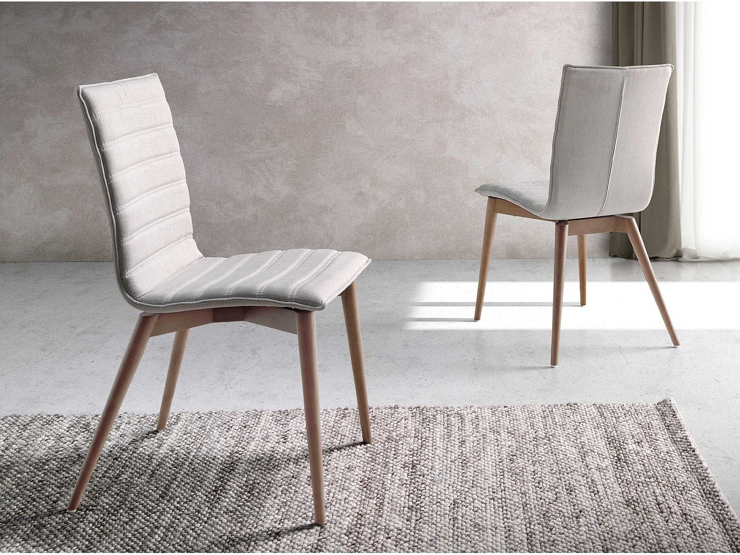 Esstischstuhl aus gepolstertem Stoff  4031 ANGEL CERDA