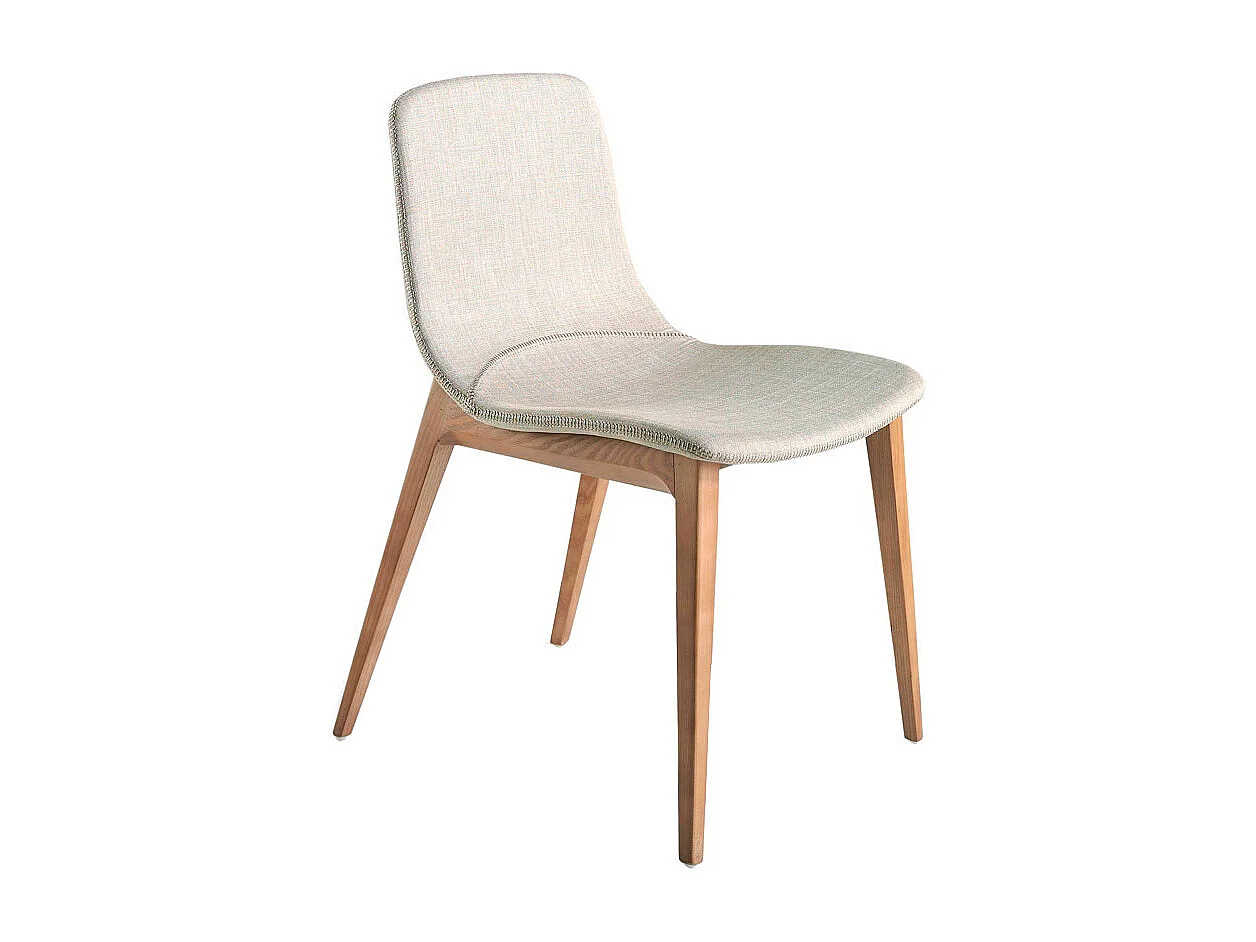 Chaise en tissu beige 4049 ANGEL CERDA