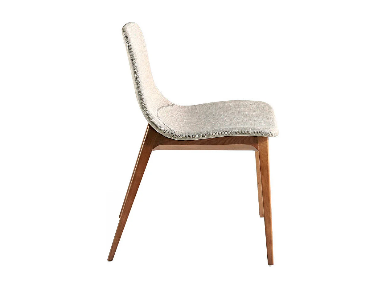 Chaise en tissu beige 4049 ANGEL CERDA