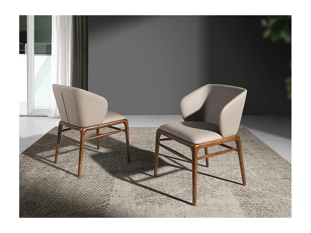 Gepolsterter Esstischstuhl Kunstleder  4065 ANGEL CERDA