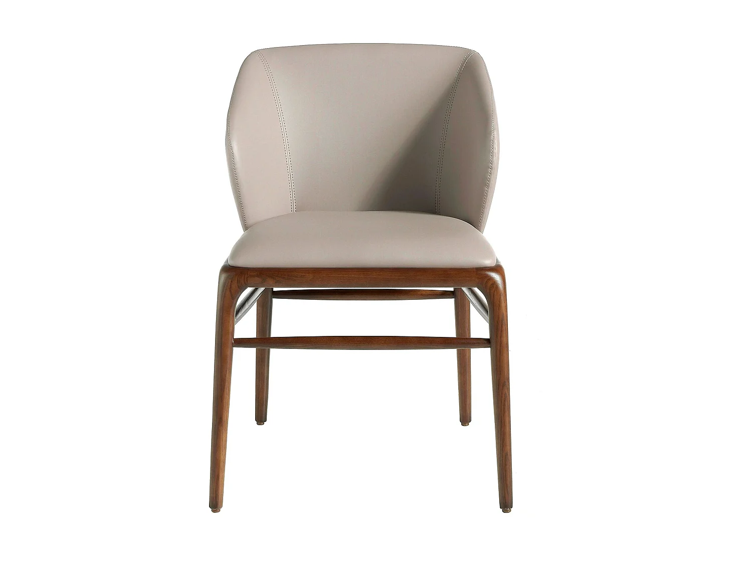 Chaise en similicuir vison foncé 4065 ANGEL CERDA