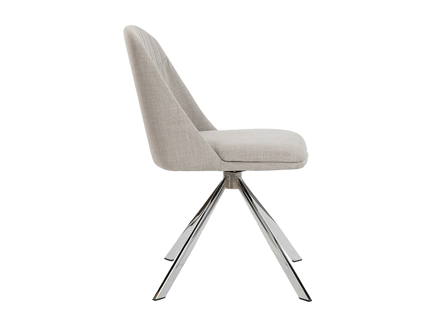Chaise pivotante en tissu gris 4020 ANGEL CERDA