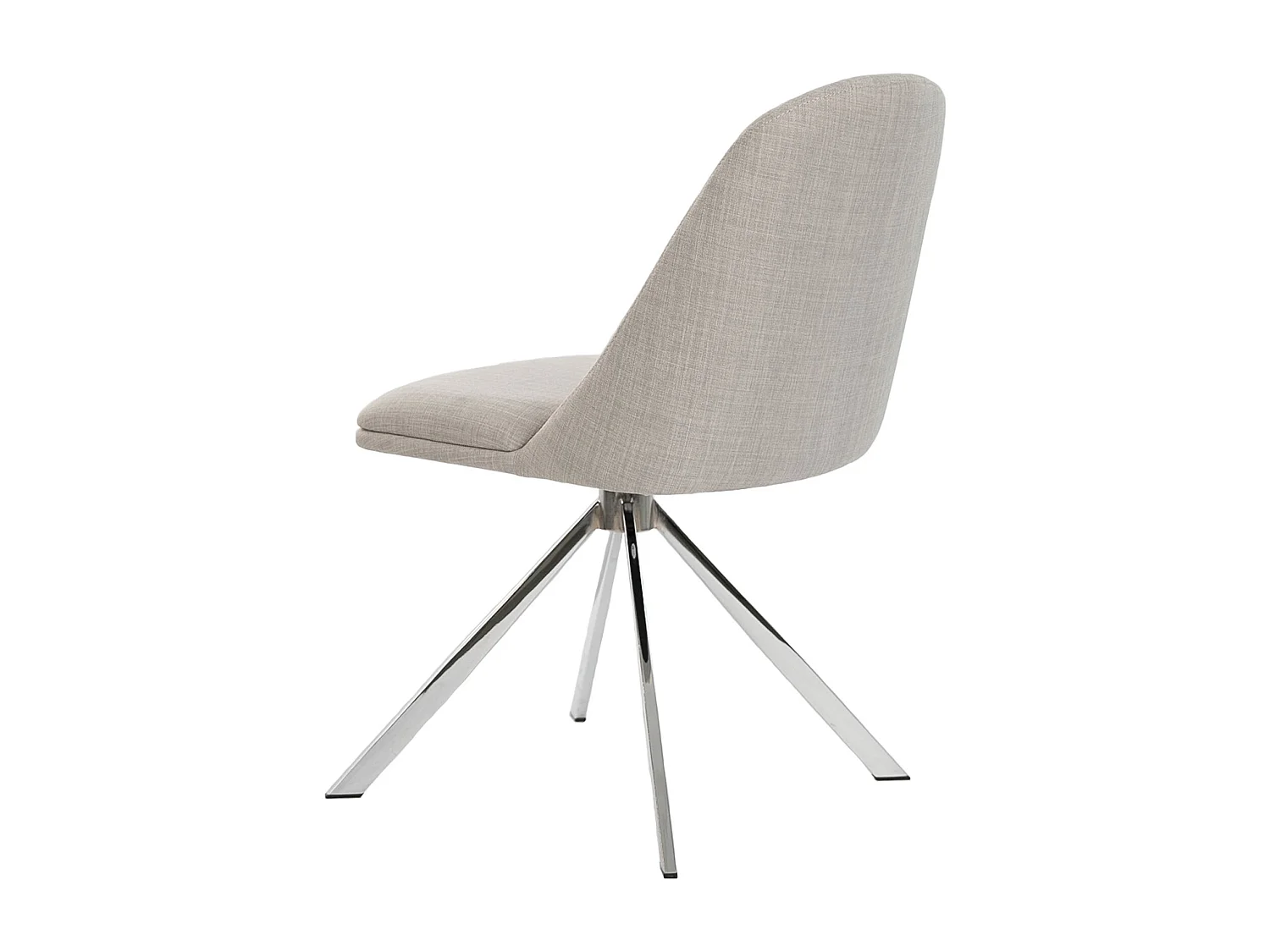 Chaise pivotante en tissu gris 4020 ANGEL CERDA