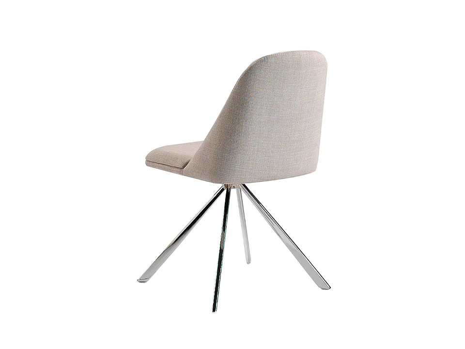 Sedia girevole in tessuto grigio 4020 ANGEL CERDA