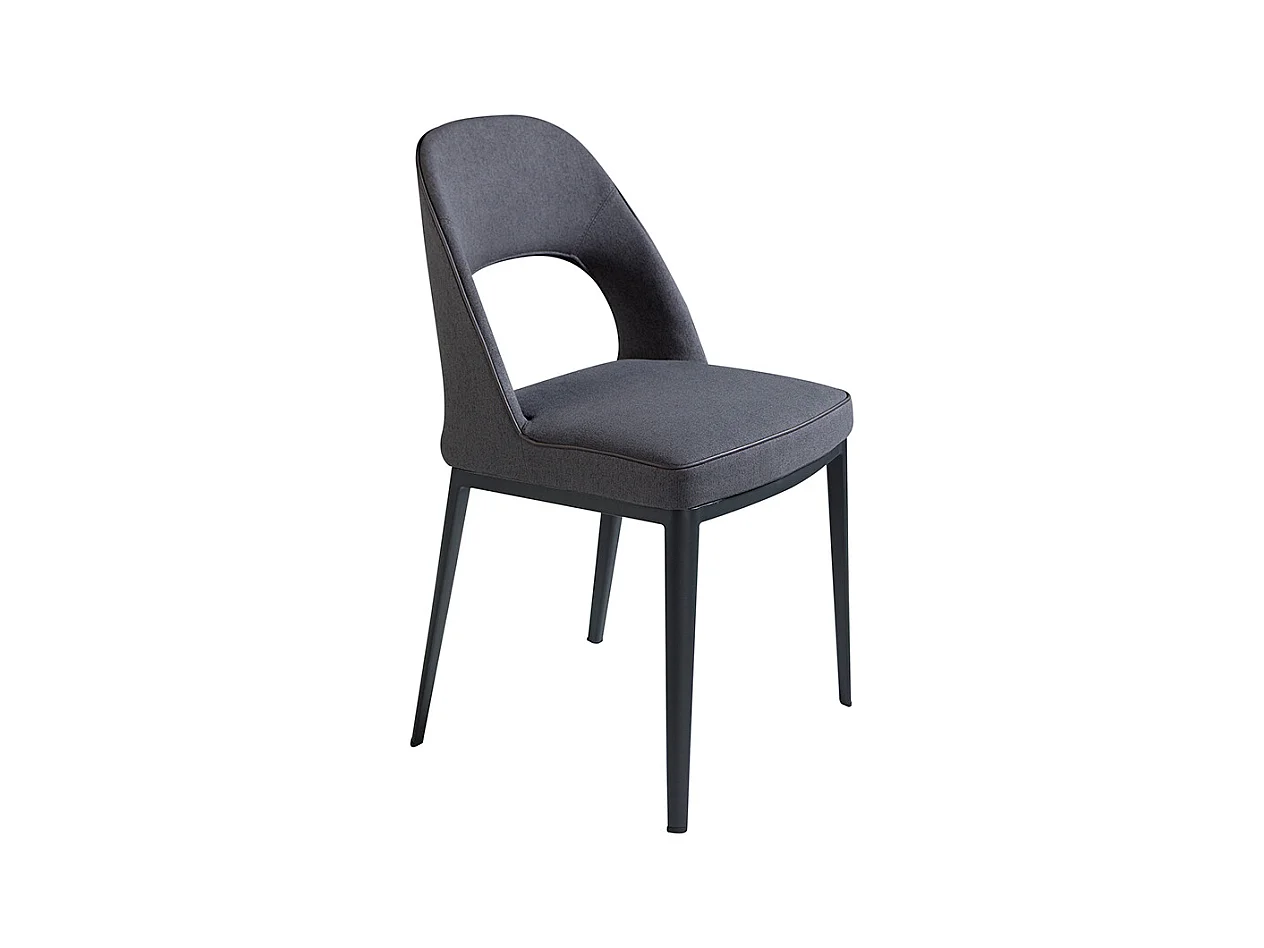 Chaise en tissu avec structure en acier 4023 ANGEL CERDA