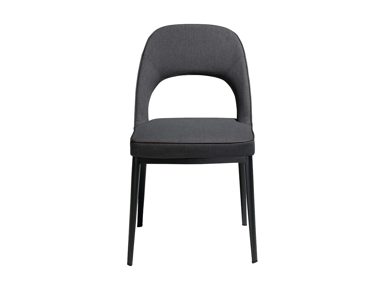 Stuhl aus dunkelgrauem Stoff 4023 ANGEL CERDA