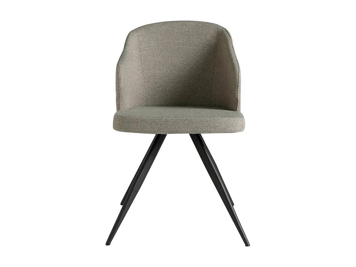 Chaise en tissu avec pieds en acier noir 4057 ANGEL CERDA