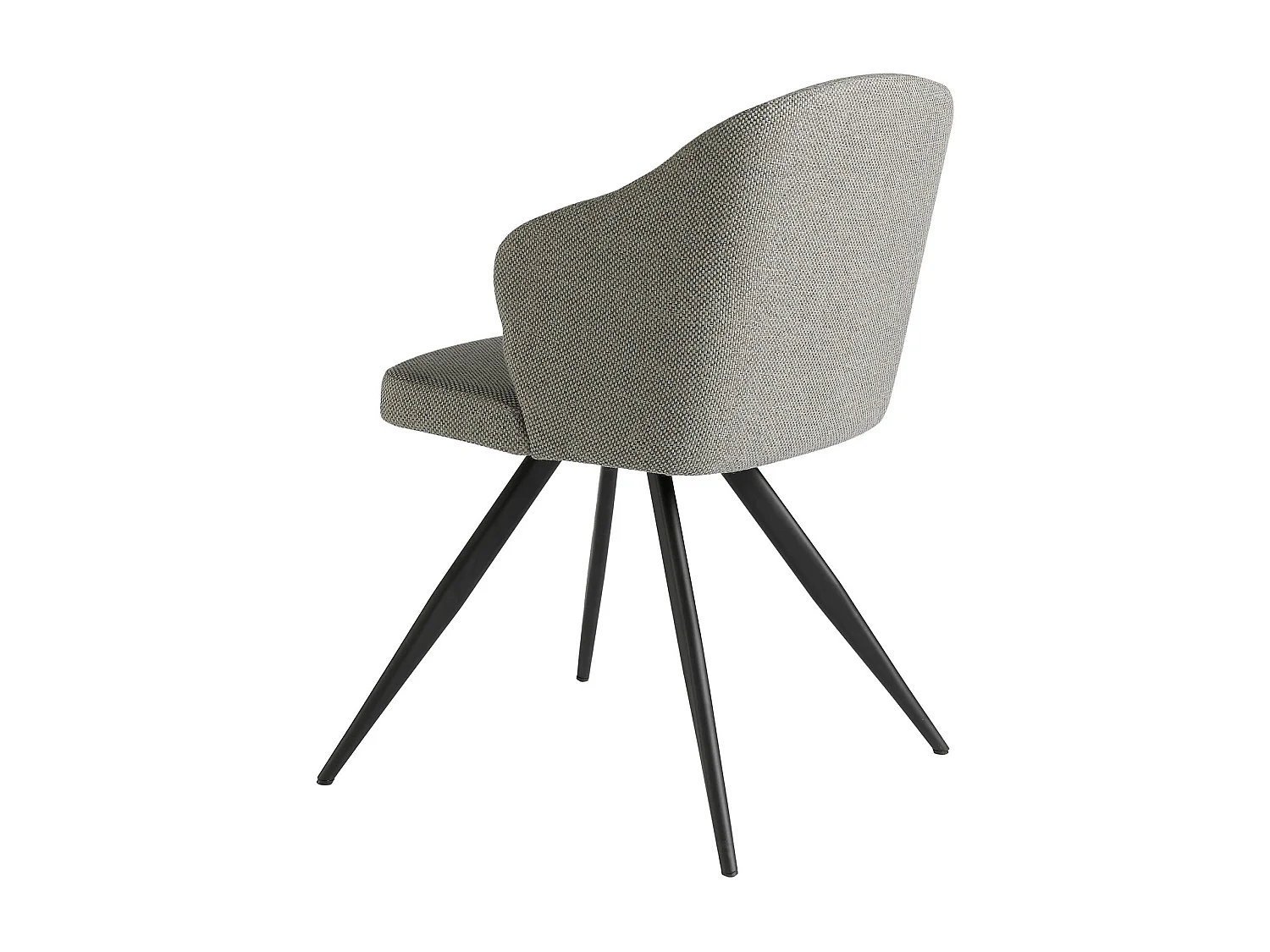 Chaise en tissu gris 4057 ANGEL CERDA