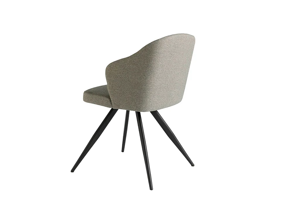 Sedia in tessuto grigio 4057 ANGEL CERDA