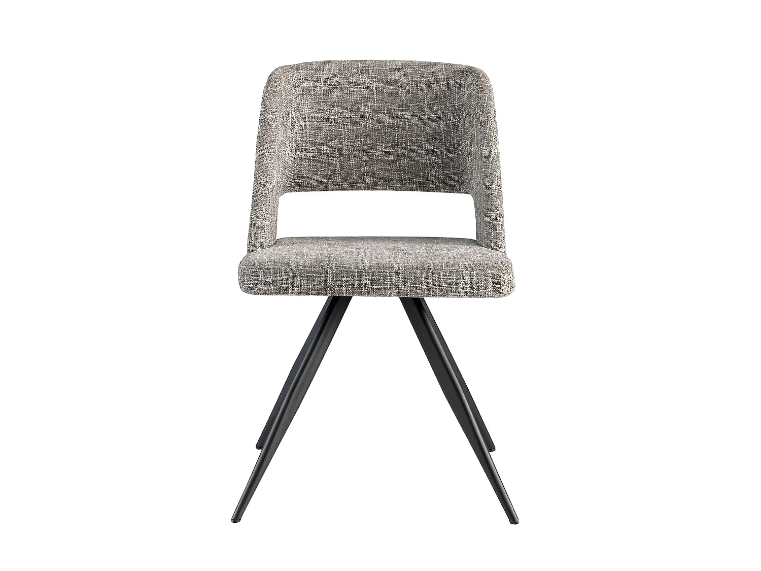 Sedia girevole in tessuto grigio 4010 ANGEL CERDA