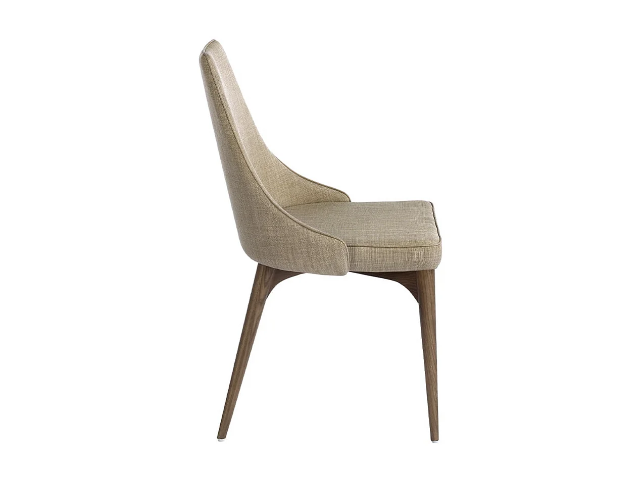 Bruine stoffen stoel 4032 ANGEL CERDA