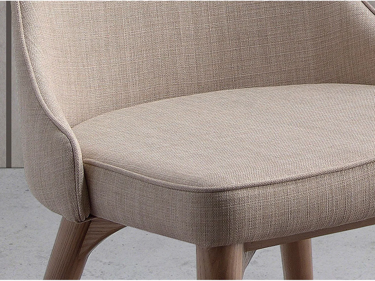 Stoffen beklede eetkamerstoel 4032 ANGEL CERDA