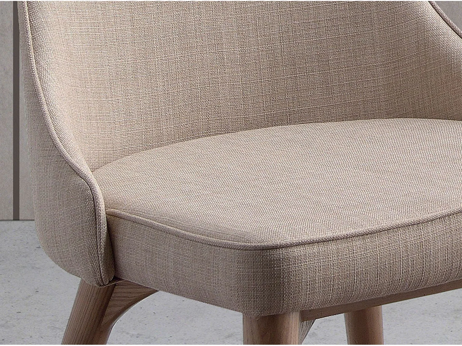 Bruine stoffen stoel 4032 ANGEL CERDA