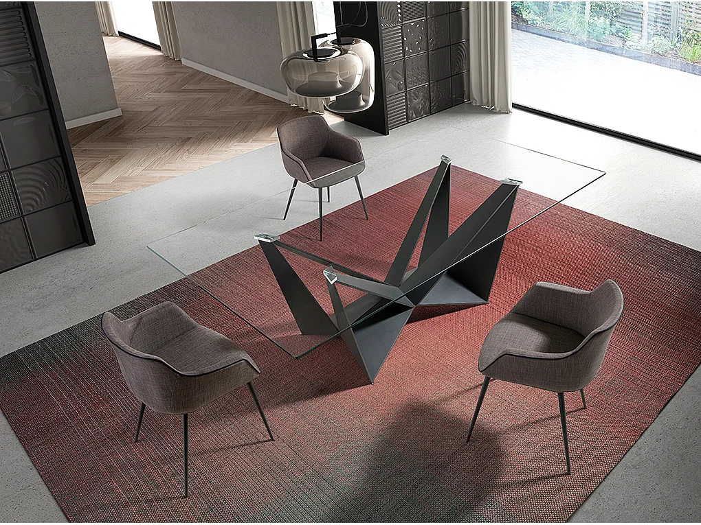 Sillón comedor gris y ribetes negros  4005 ANGEL CERDA