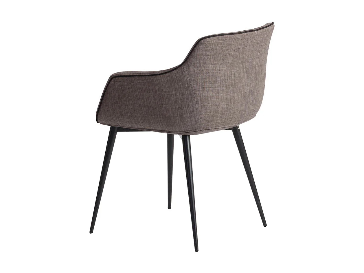 Chaise en tissu gris foncé 4005 ANGEL CERDA